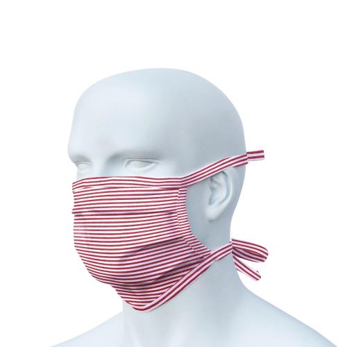 Mund-Nasen-Schutz (bordeaux-weiß) 3er-Pack