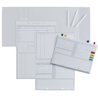 MED+ORG Set Karteikarten A5