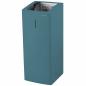 Preview: AIR-WOLF | Abfallbehälter Serie Alpha 50 Liter Edelstahl blau-grün (60-356)