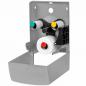 Preview: AIR-WOLF | Duplex-Rollenspender Alpha Edelstahl blau-grün (60-396)