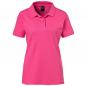 Preview: EXNER Damen-Polo-Shirt 100% Baumwolle magenta