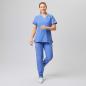 Preview: EXNER | Damen Schlupfkasack Sportsline regular fit light blue (7047434)