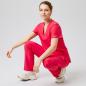 Preview: EXNER | Damen Schlupfkasack Sportsline regular fit rot (7047440)