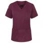 Preview: KARLOWSKY Essential | Damen Kurzarm Schlupfkasack (aubergine) KS66