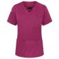 Preview: KARLOWSKY Essential | Damen Kurzarm Schlupfkasack (fuchsia) KS66