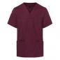 Preview: KARLOWSKY | Herren Kurzarm Schlupfkasack (aubergine) KS 65