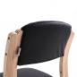 Preview: TEQLER Interior Wartezimmerstuhl schwarz