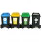 Preview: TEQLER | Abfallbehälter-System Plastik Kunststoff  (T144553)