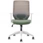 Preview: TEQLER | Bürostuhl Oslo weiß beige khaki (T171163)
