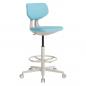 Preview: TEQLER | Praxisdrehstuhl MODENA hellblau (T170719)