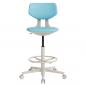 Preview: TEQLER | Praxisdrehstuhl MODENA hellblau (T170719)