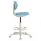 Preview: TEQLER | Praxisdrehstuhl MODENA hellblau (T170719)