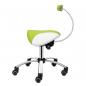 Preview: TEQLER Interior | Sattelhocker abnehmbare Lehne (apfelgrün) T142729aw