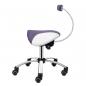 Preview: TEQLER Interior | Sattelhocker abnehmbare Lehne (lila) T142729lw