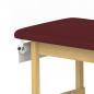 Preview: TEQLER | flache Holz-Behandlungsliege burgund (T146709)