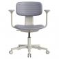 Preview: TEQLER | Laborstuhl NAPLES mit Armlehne grau (T170721)