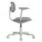 Preview: TEQLER | Laborstuhl NAPLES mit Armlehne grau (T170721)
