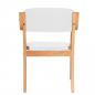 Preview: TEQLER | Besucherstuhl Comfort+ weiß (T170916)