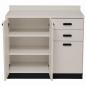 Preview: TEQLER | Sideboard VARDE grau / schwarz (T1711880)