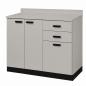 Preview: TEQLER | Sideboard VARDE grau / schwarz (T1711880)