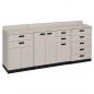 Preview: TEQLER | Schubladenschrank GREVE grau / schwarz (T1711890)