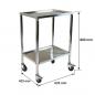 Preview: TEQLER | mobiler Edelstahl Arbeitswagen (T171799)