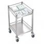 Preview: TEQLER | mobiler Edelstahl Multifunktionswagen (T171805)