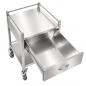 Preview: TEQLER | mobiler Edelstahl Schubladenwagen (T171806)