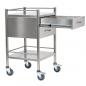 Preview: TEQLER | mobiler Edelstahl Schubladenwagen (T171807)