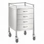 Preview: TEQLER | mobiler Edelstahl Schubladenwagen (T171809)