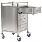 Preview: TEQLER | mobiler Edelstahl Schubladenwagen (T171809)