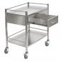 Preview: TEQLER | mobiler Edelstahl Vielzweckwagen (T171810)