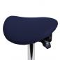 Preview: TEQLER Interior Drehhocker Sattelsitz blau (T140523blau)
