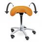 Preview: TEQLER | Drehhocker Sattelsitz orange (T140523orange)