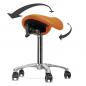 Preview: TEQLER | Drehhocker Sattelsitz orange (T140523orange)