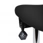 Preview: TEQLER | Drehhocker Sattelsitz schwarz (T140523schwarz)