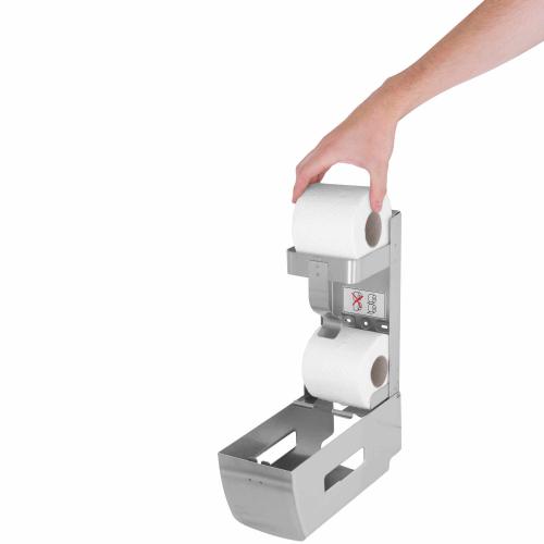 AIR-WOLF | WC-Papierspender Alpha Edelstahl gebürstet (60-101)