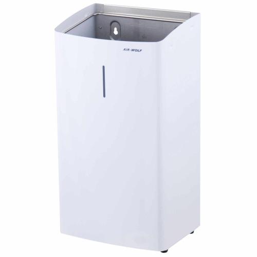AIR-WOLF | Abfallbehälter Alpha 27 Liter Edelstahl weiß (60-114)