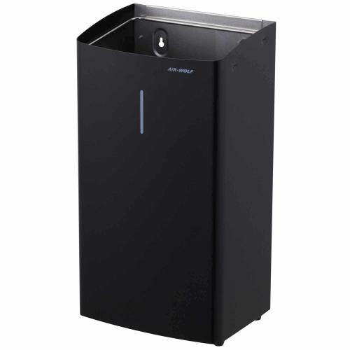 AIR-WOLF | Abfallbehälter Alpha 27 Liter Edelstahl mattschwarz (60-115)