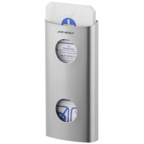 AIR-WOLF | Hygienebeutelspender Alpha Edelstahl gebürstet (60-138)