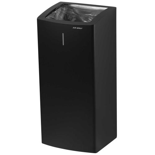 AIR-WOLF | Abfallbehälter Serie Alpha 80 Liter mattschwarz (60-155)