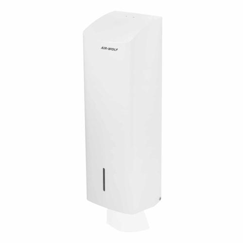 AIR-WOLF | WC-Papierspender für 750 Blatt Edelstahl weiß (60-191)