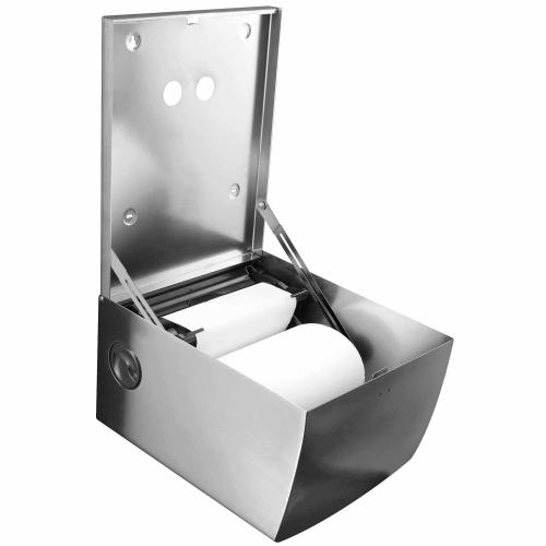 AIR-WOLF | Rollenhandtuchspender Alpha selbstschneidend mattweiß (60-340)
