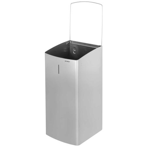 AIR-WOLF | Abfallbehälter Serie Alpha Edelstahl blau-grün 50 Liter (60-361)