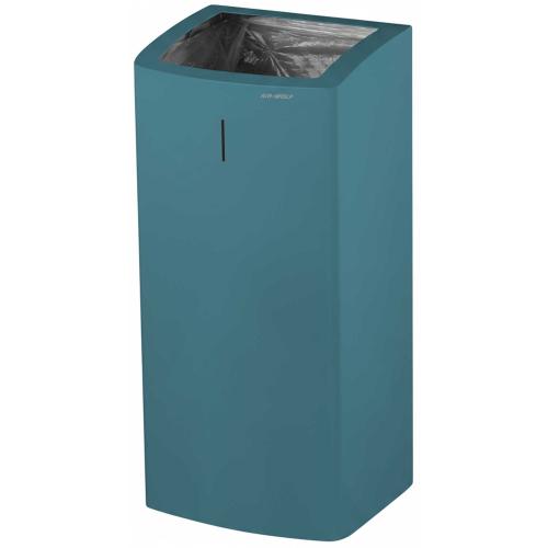 AIR-WOLF | Abfallbehälter Serie Alpha 80 Liter blau-grün (60-366)