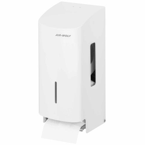 AIR-WOLF | WC-Papierspender Alpha Edelstahl mattweiß (60-385)