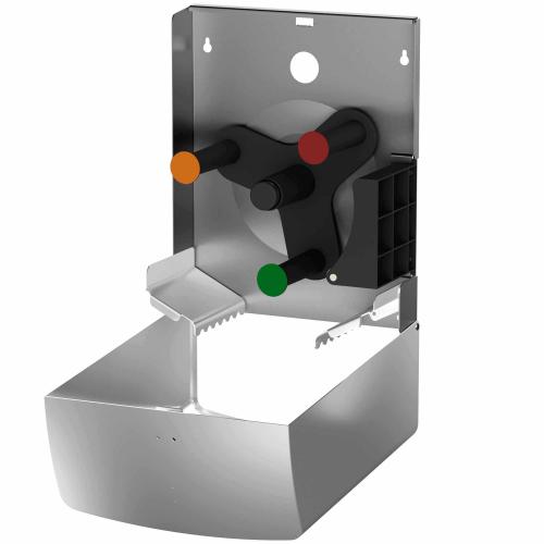 AIR-WOLF | Duplex-Rollenspender Alpha Edelstahl mattweiß (60-395)