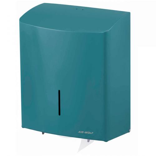 AIR-WOLF | Grossrollenspender Alpha Edelstahl blau-grün (60-401)
