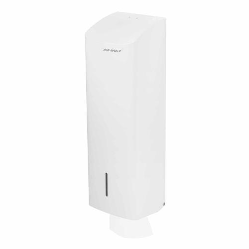 AIR-WOLF | WC-Papierspender für 750 Blatt Edelstahl mattweiß (60-410)