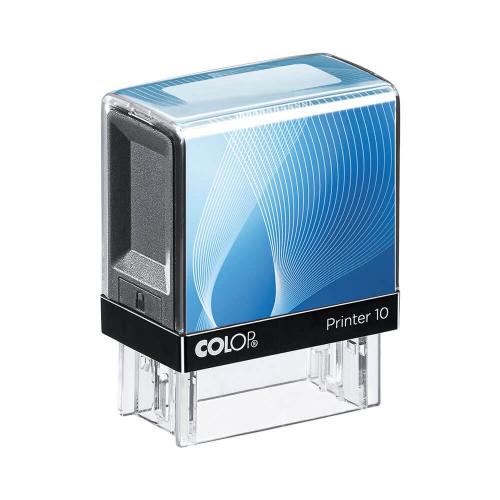 COLOP Printer 10 Praxisstempel schwarz-blau (3-zeilig)